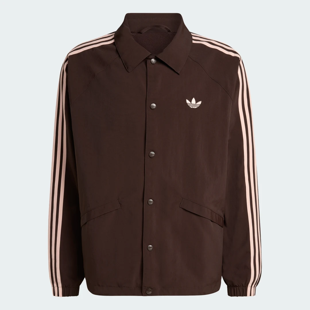 Thumbnail 3 de Adidas Chaqueta 3 Stripes Coach – Marrón