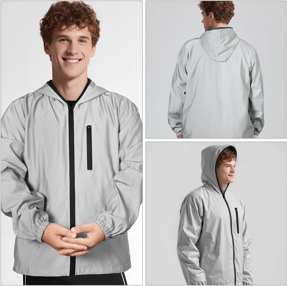 Thumbnail 5 de BSBUY Gilet riflettente ad alta visibilità unisex con zip e tasche