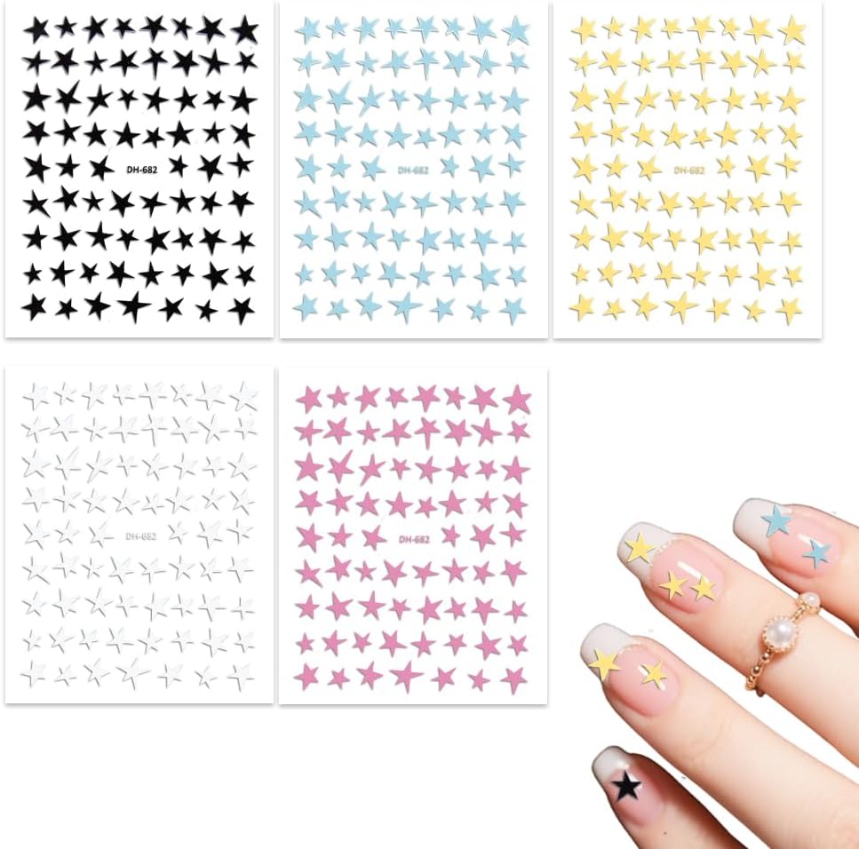 Detalle 2 de Flower Nail Art Stickers, 2 Sheets