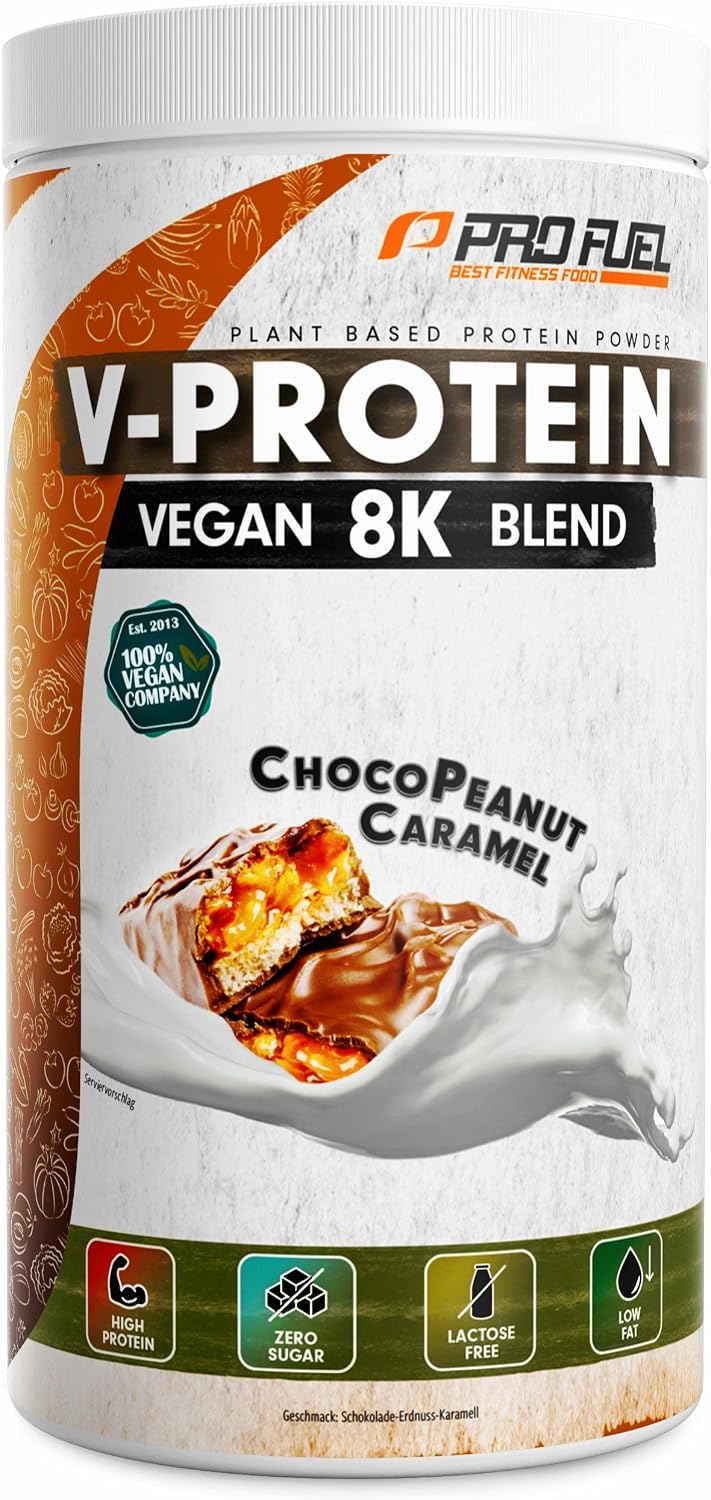 Detalle de Vegan Protein 8K Blend Schokolade Erdnuss