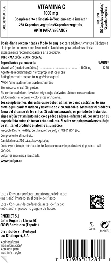 Thumbnail 5 de Solgar Vitamina C 100 unidades 🍶