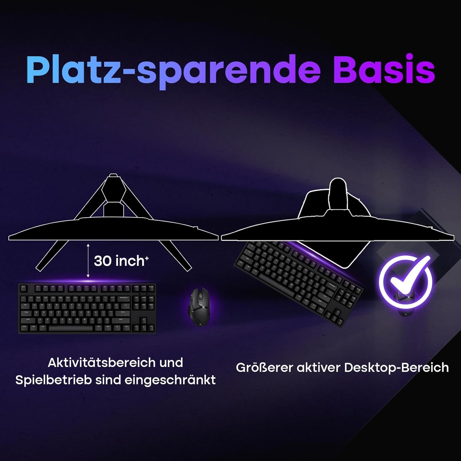 Thumbnail 6 de Amzfast 27 Zoll 4K Dual Modus Gaming Monitor (AMZG27F6U) – Geschwindigkeit trifft Vielseitigkeit