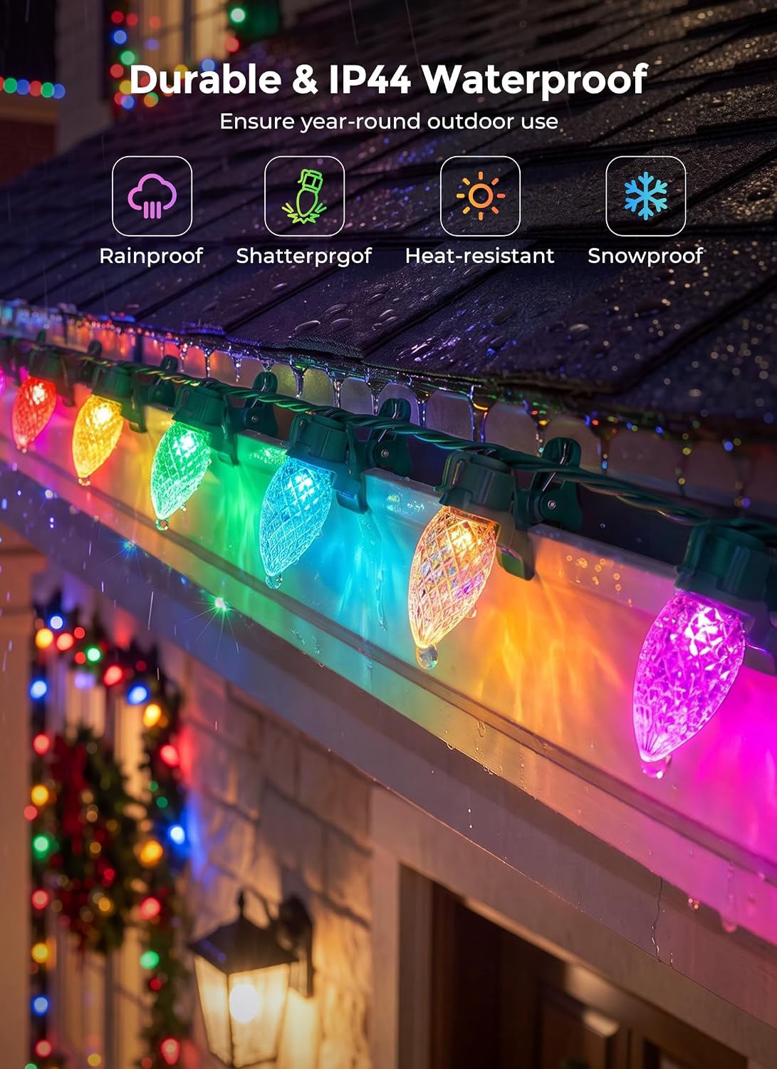Detalle de Minetom C9 Christmas Lights 115FT