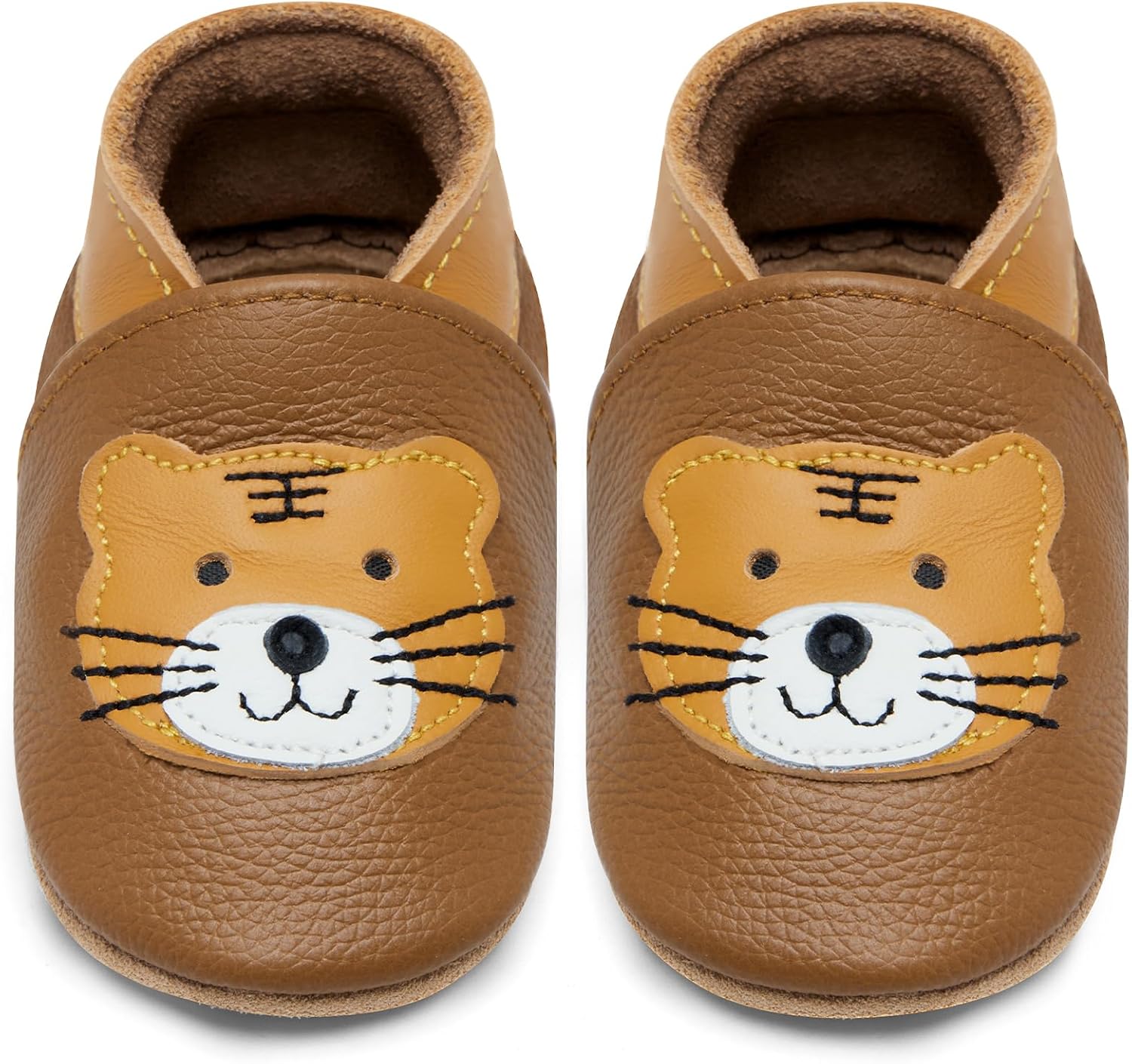 Detalle de IceUnicorn Krabbelschuhe – weiche Lederläufer für Babys mit rutschfester Sohle