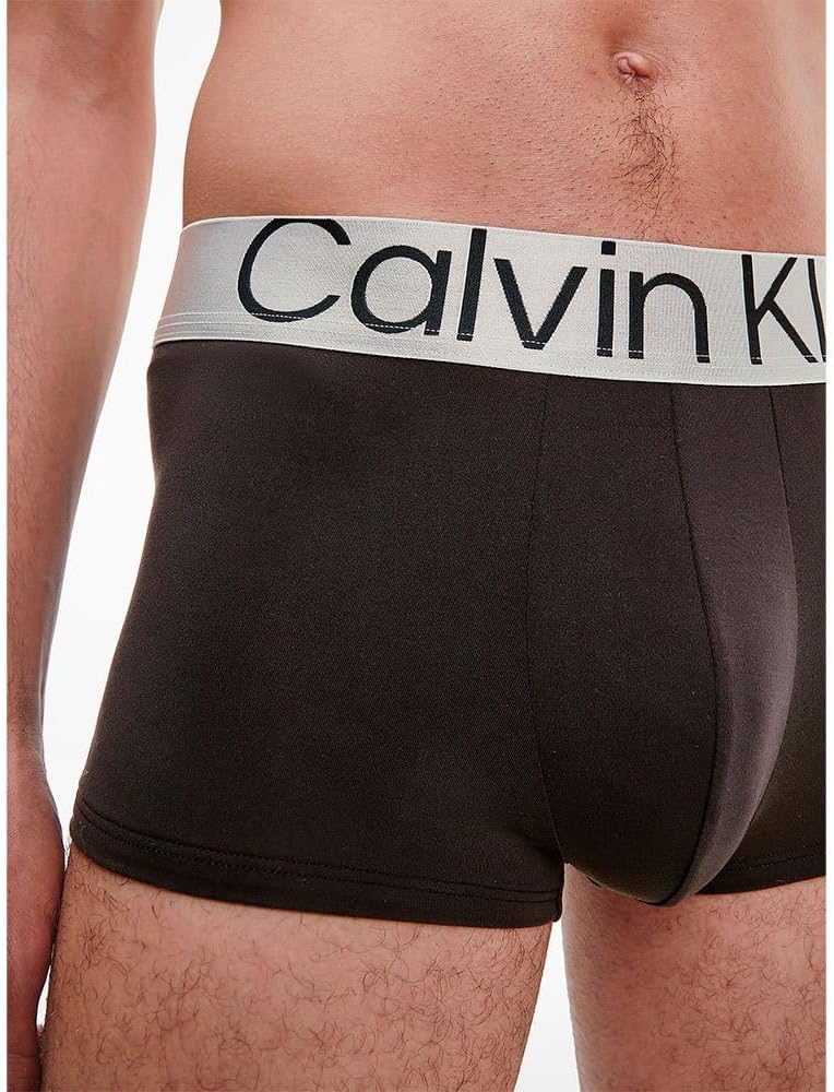 Detalle de Calvin Klein Herren Bóxer-Trunk STEEL-MICRO – nachhaltig, elegant und komfortabel