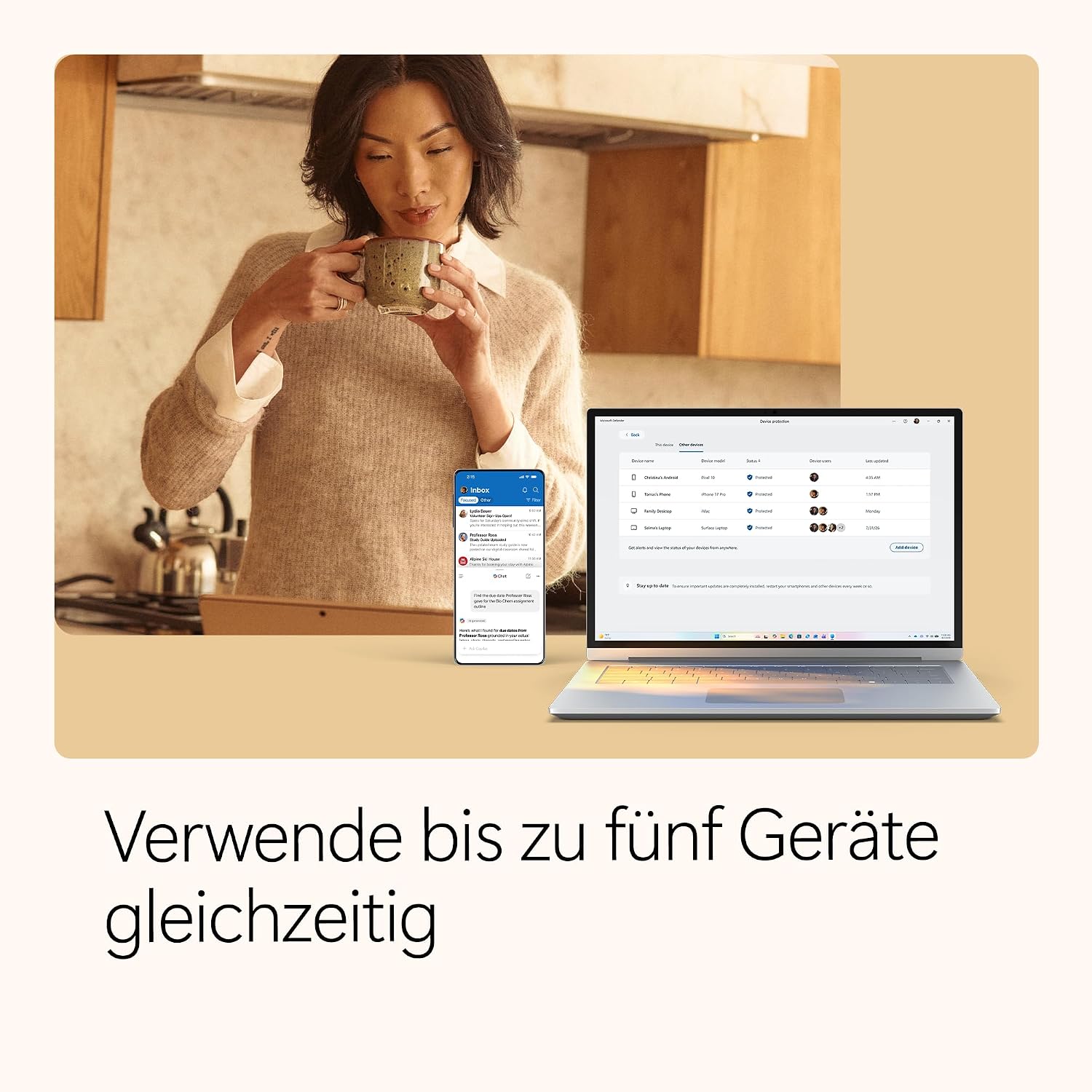 Detalle 2 de Microsoft 365 Single | 1 Jahr, 1 Person – Office Apps mit KI, 1 TB Cloudspeicher und automatische Verlängerung