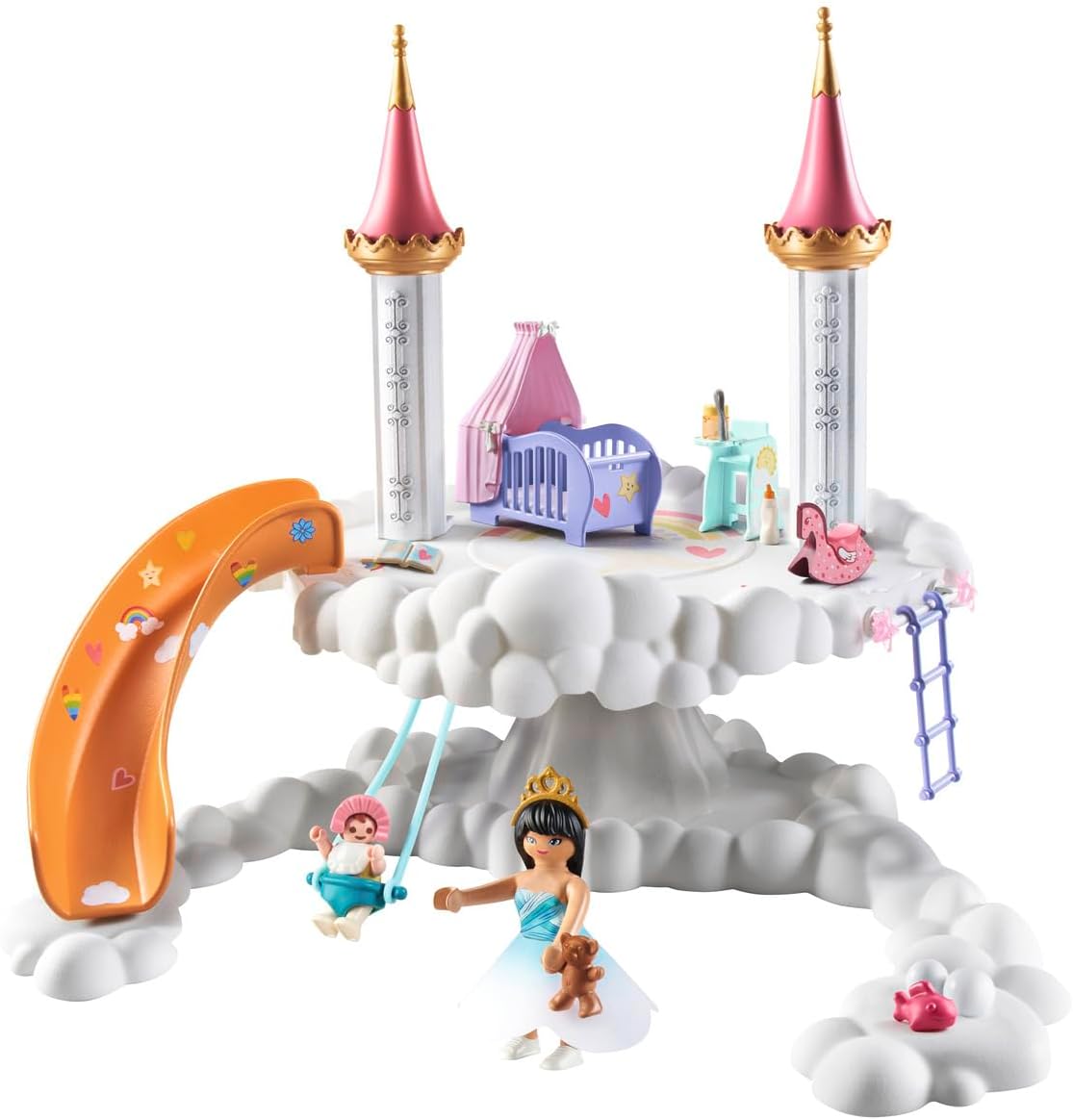 Thumbnail 6 de PLAYMOBIL Princess Magic 71360 babykamer met wieg, glijbaan en 61 accessoires