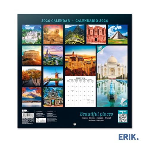 Thumbnail 1 de Grupo Erik Calendario 2026 pared 30x30 cm 🗓️