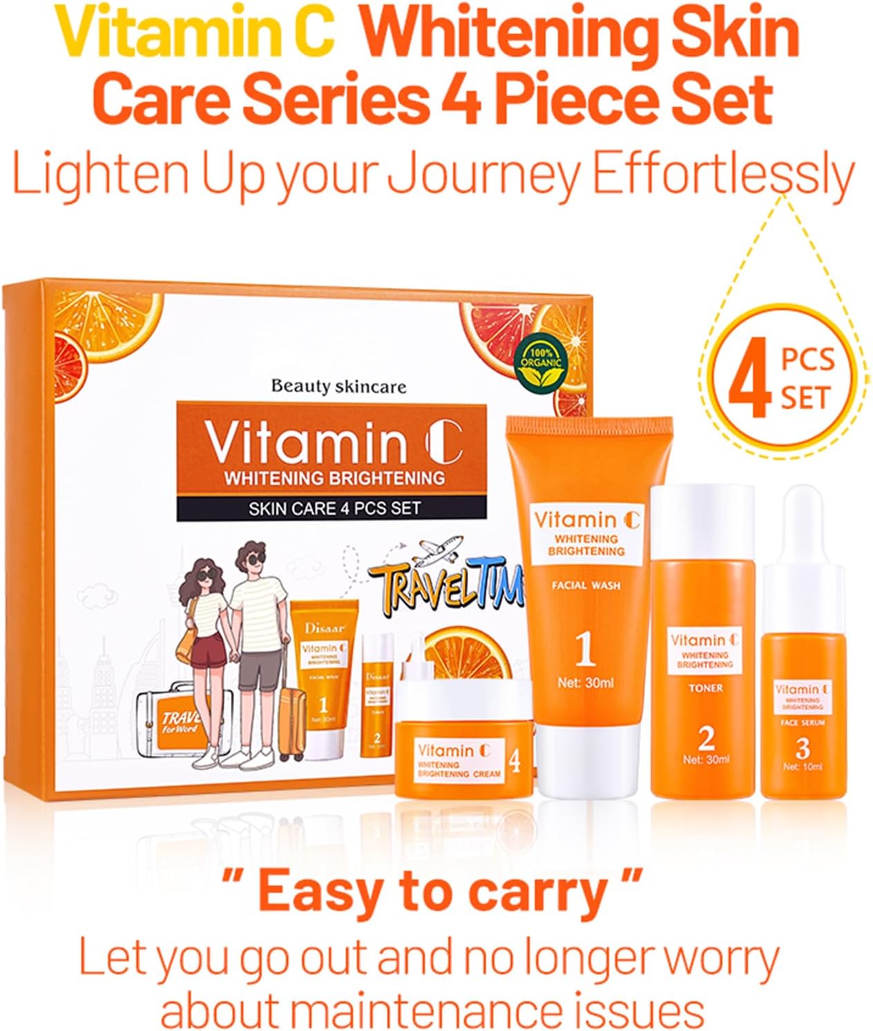 Detalle de Skin Care Kit Viso per donna: cofanetto detergere e idratare con Vitamina C