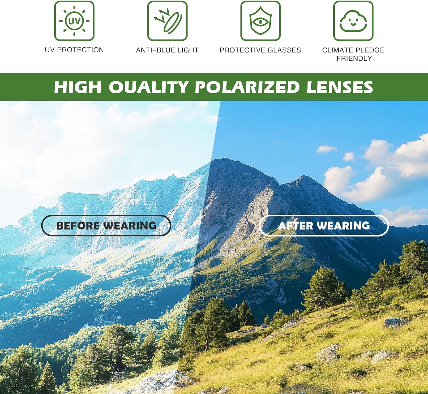 Thumbnail 6 de Fanshen Polarized Sports Sunglasses 🕶