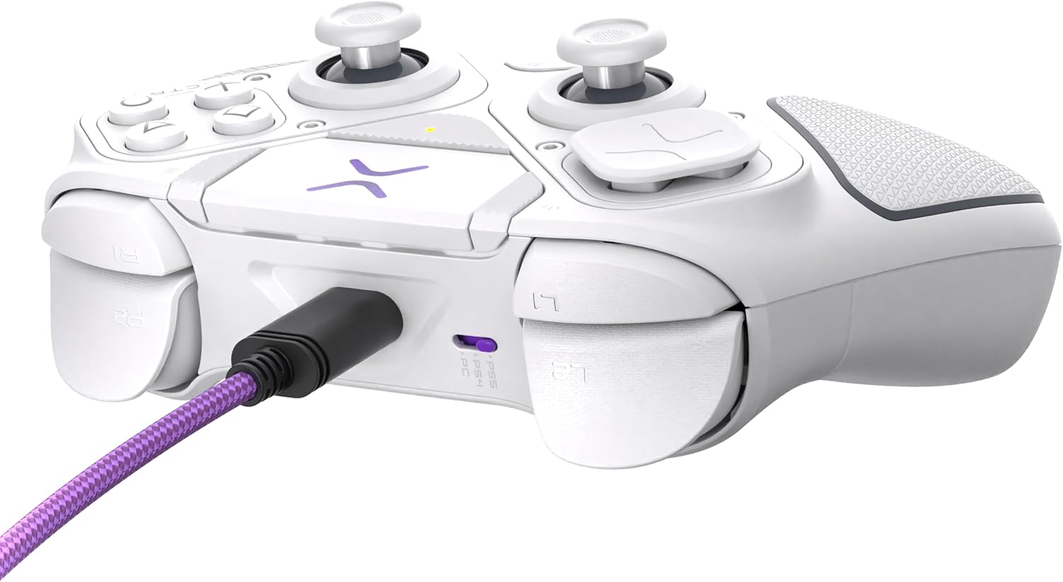 Thumbnail 6 de Turtle Beach Victrix Pro BFG Reloaded Bianco controller modulare wireless per PS5, PS4 e PC (licenza ufficiale PlayStation) con modulo Fightpad