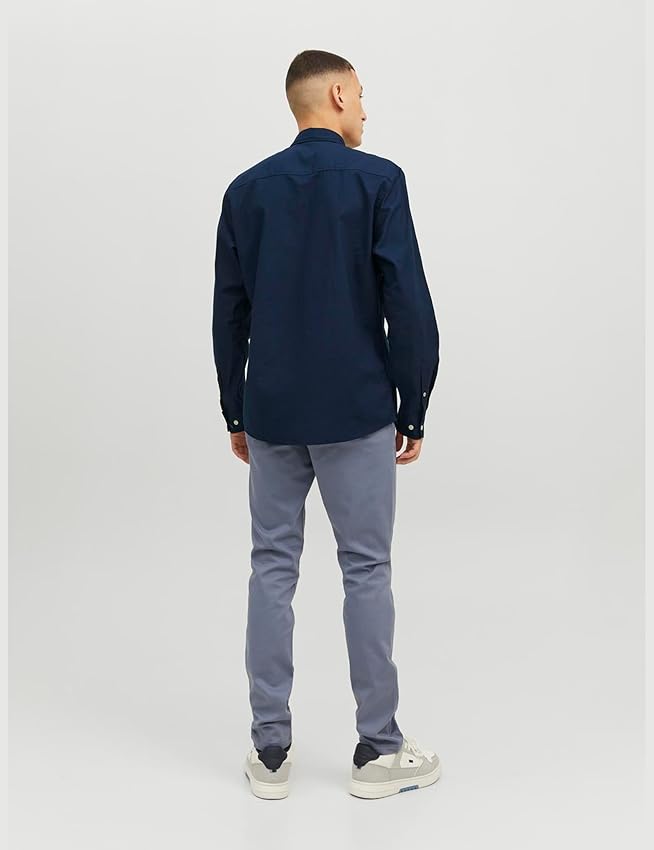 Detalle de Jack & Jones Jjeoxford Shirt L/S S21 Noos Camisa hombre XXL