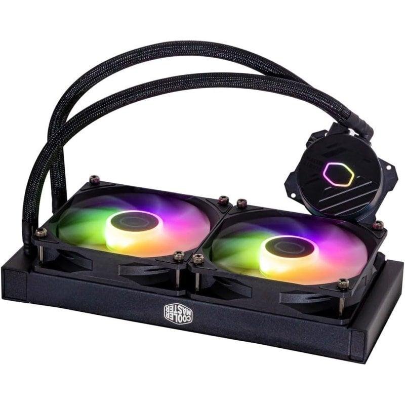 Detalle 2 de Cooler Master MasterLiquid 240L Core ARGB: kit de refrigeración líquida para 240 mm