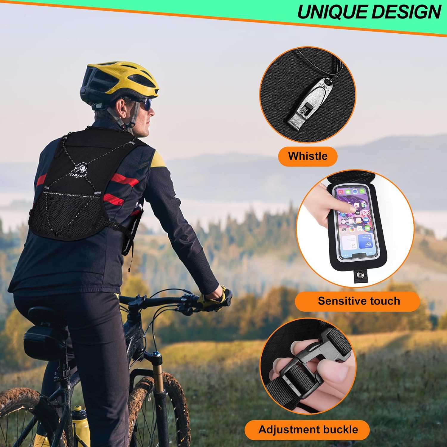 Detalle 1 de Running hydration vest 194 g