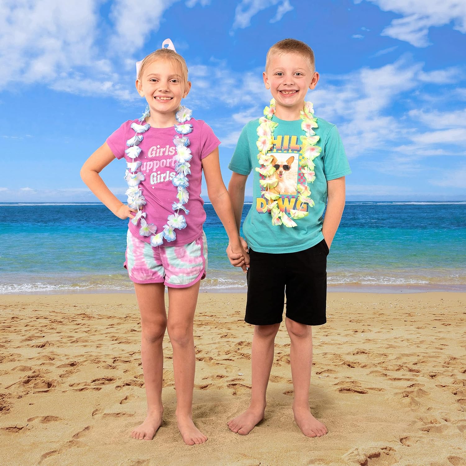 Thumbnail 4 de JOYIN 36-count Hawaiian garland flower leis (bulk assorted) for luau, beach and tropical-themed parties