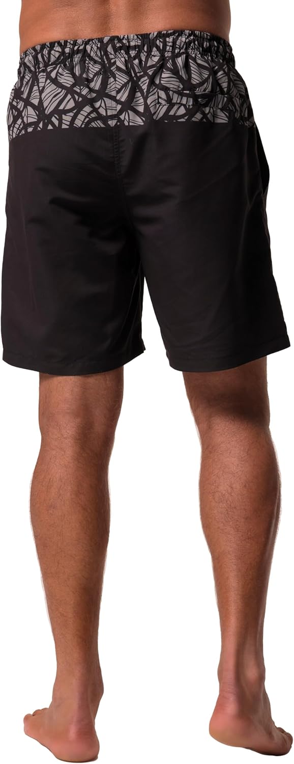 Detalle de JAY-PI Badehose AOP 20 cm, Costume da bagno uomo – Taglie Forti L-8XL