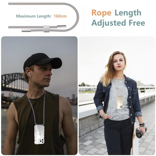 Thumbnail 6 de OLEPHY Funda Transparente con Cuerda para iPhone 15 Pro 6,1"