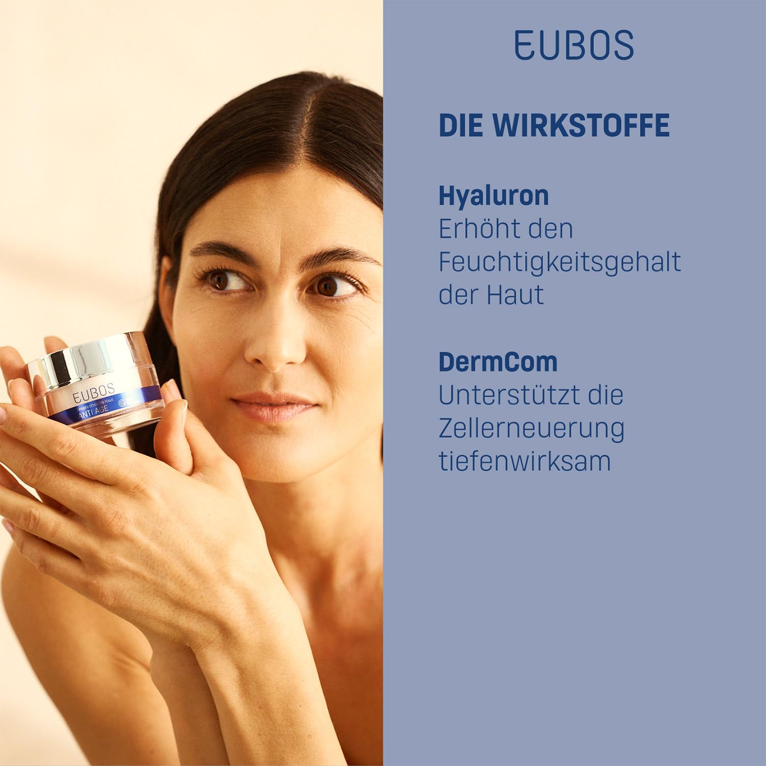 Detalle 2 de EUBOS HYALURON Repair Filler Night Creme 50 ml – medizinische Hautpflege für empfindliche Haut