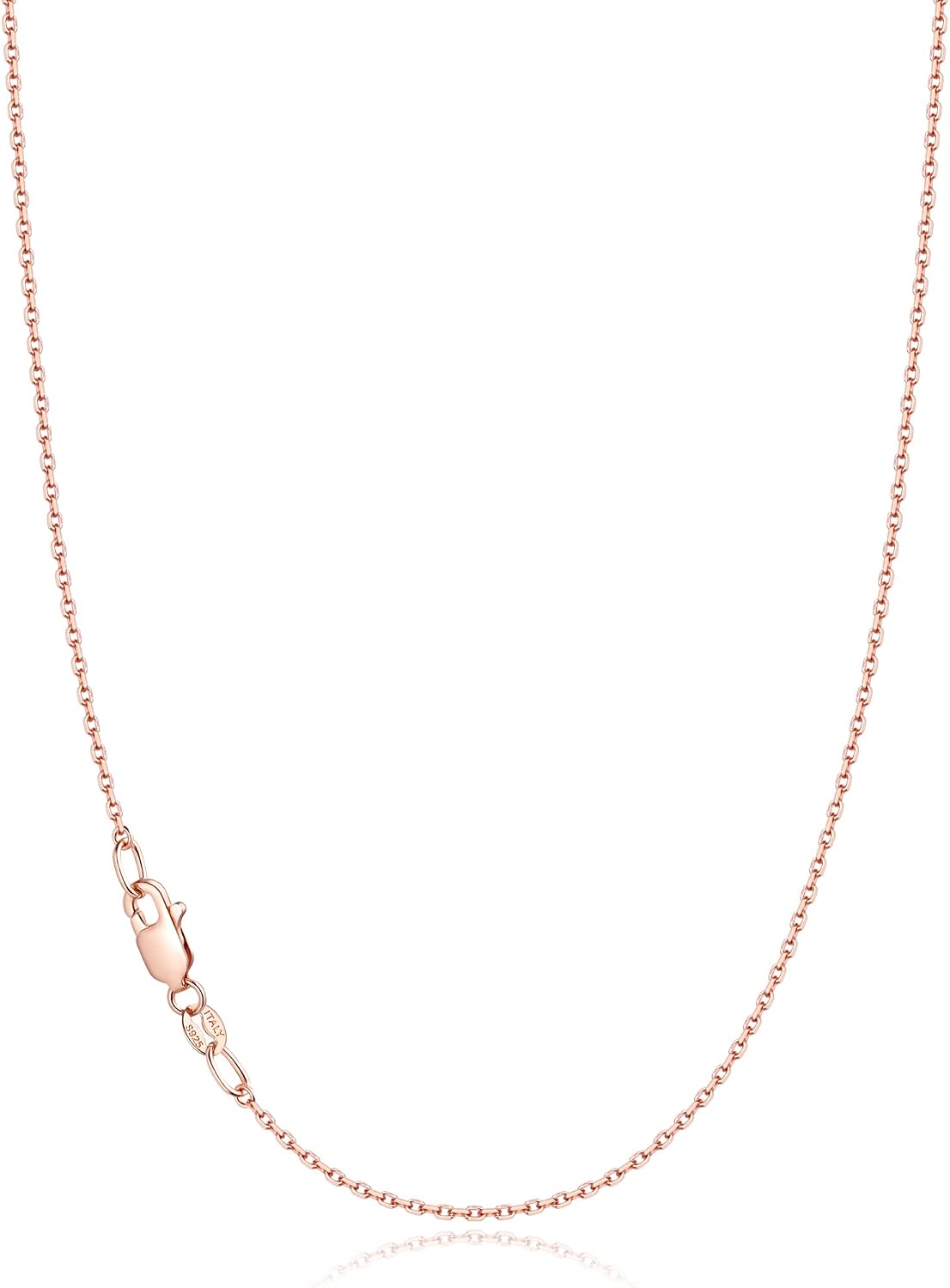 Detalle de Jewlpire 18k Gold Plated 925 Sterling Silver Chain Necklace for Women
