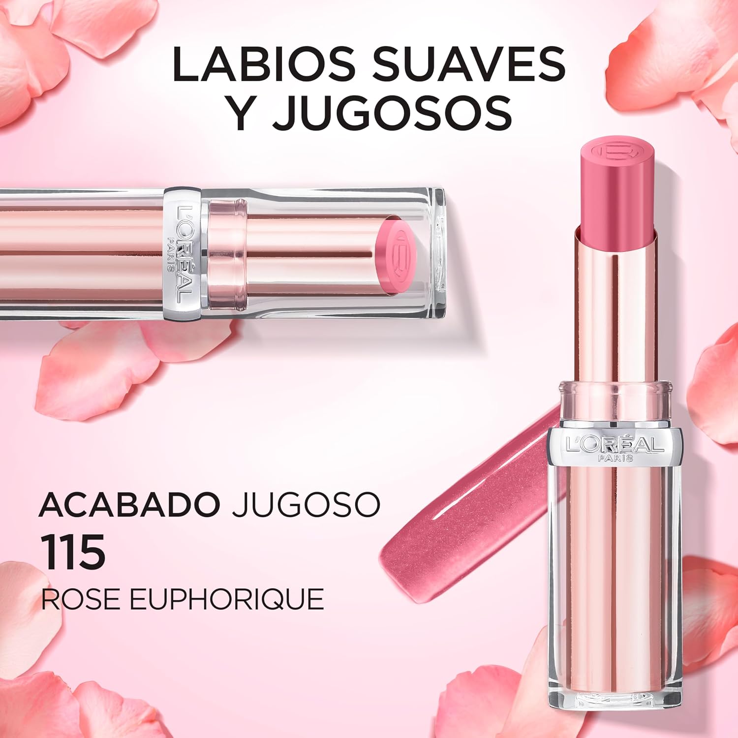 Detalle 2 de Color Richie Paradise Glow Balm - Pintalabios Rosa Eufórica 💄