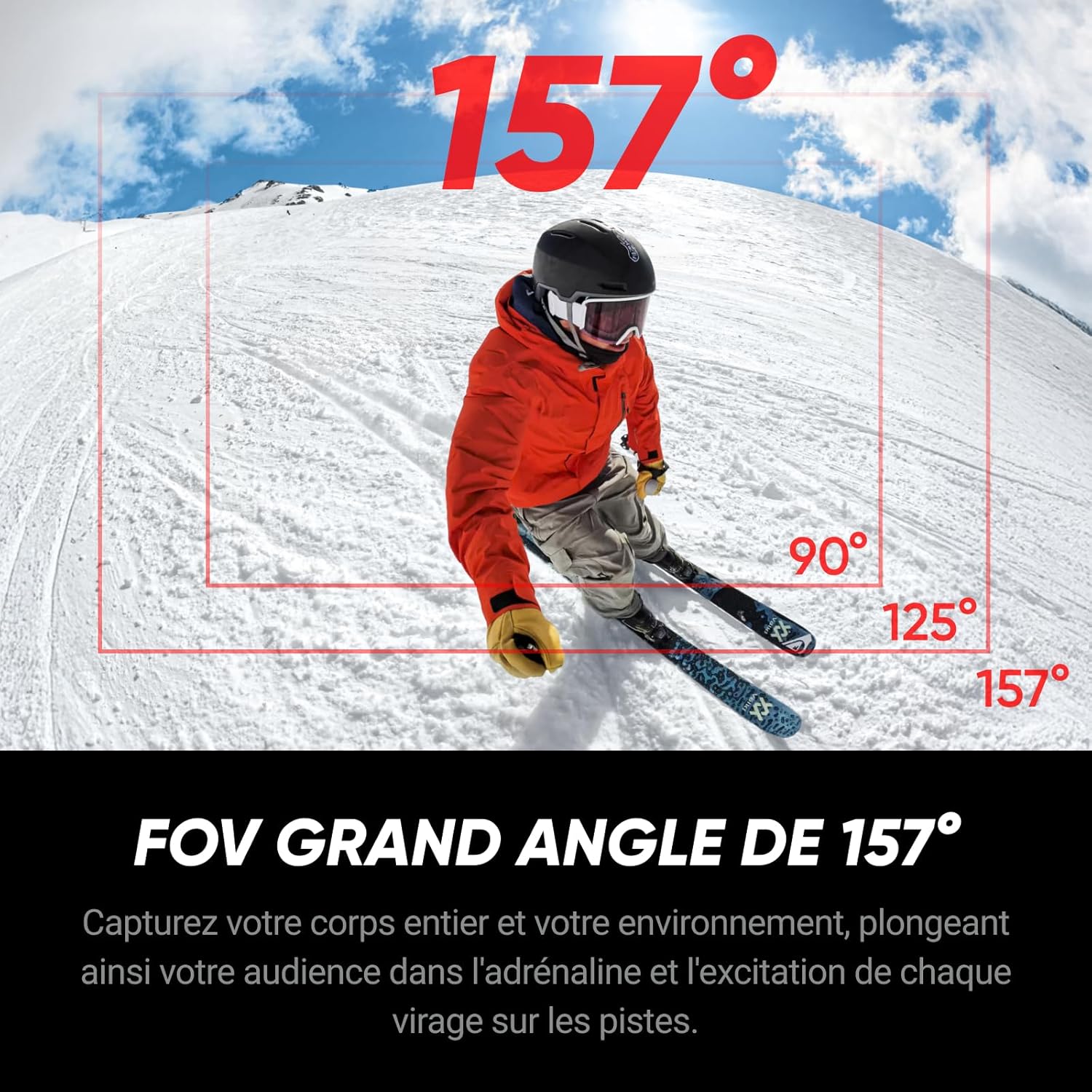 Thumbnail 6 de Insta360 Ace Pro 2 Pack Neigei : caméra d'action étanche 8K avec Leica, double IA et écran rabattable