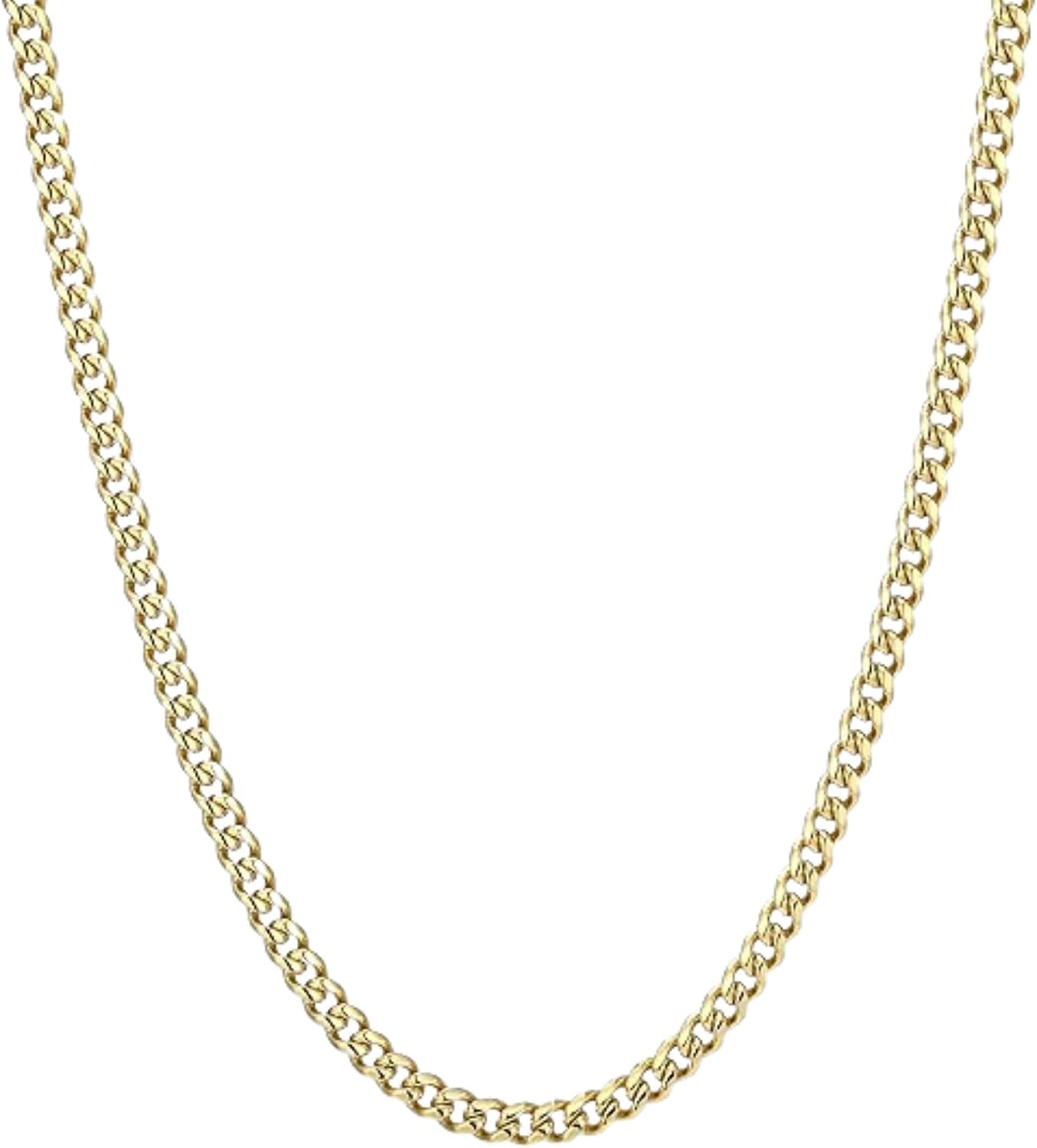 JAXXON Cuban Link Necklace 22in Gold Men's Necklace