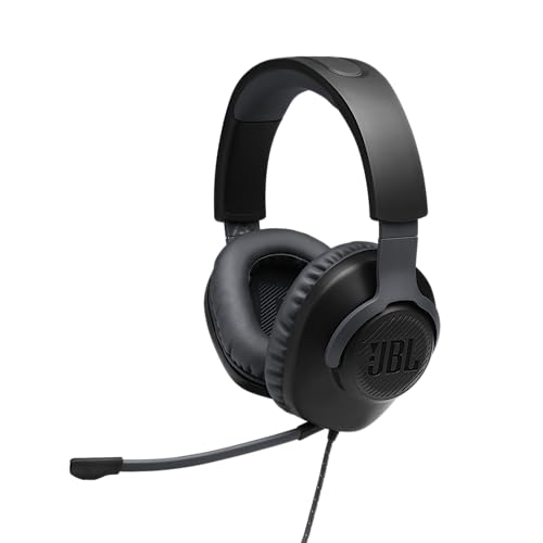 Detalle de JBL Quantum 100 – Casque gaming filaire à micro détachable, léger et confortable