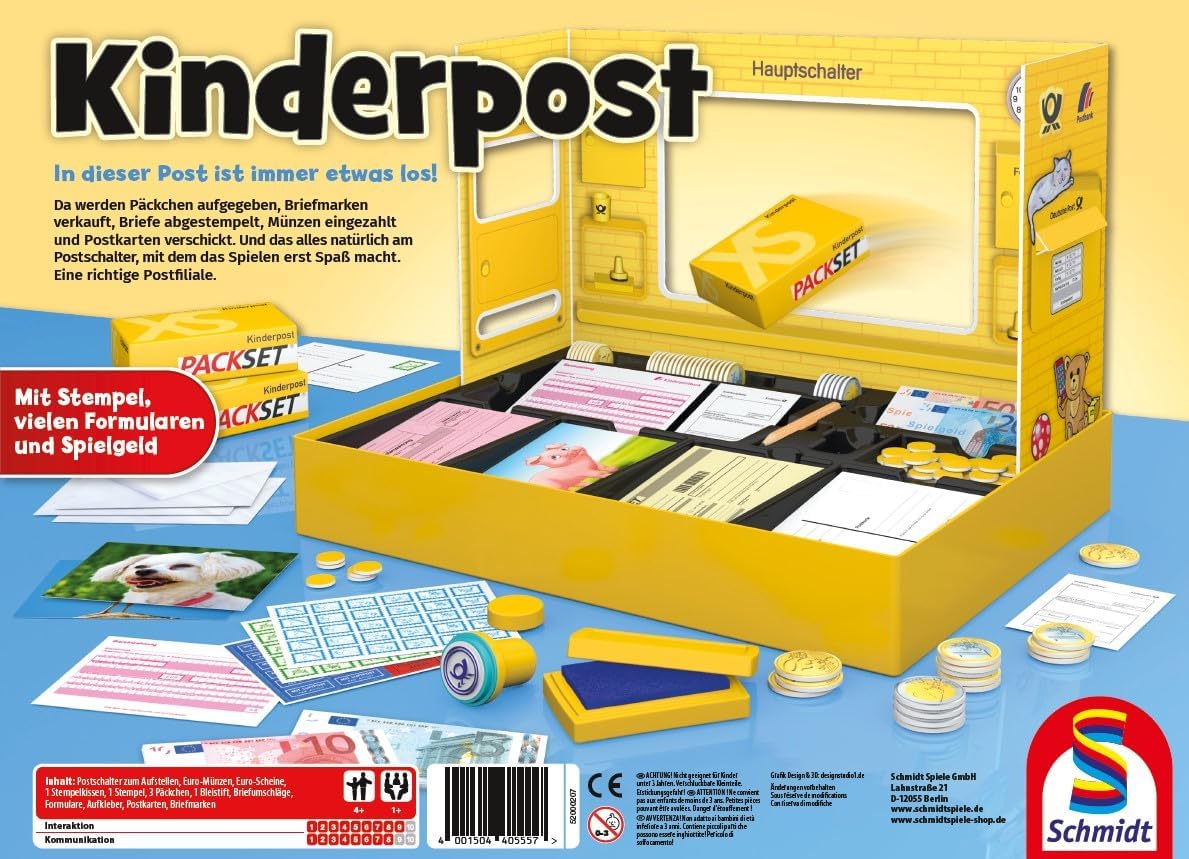 Thumbnail 1 de Schmidt Spiele 40555 Poste pour Enfant — Jeu multicolore pour 1 à 5 joueurs, 6+ ans