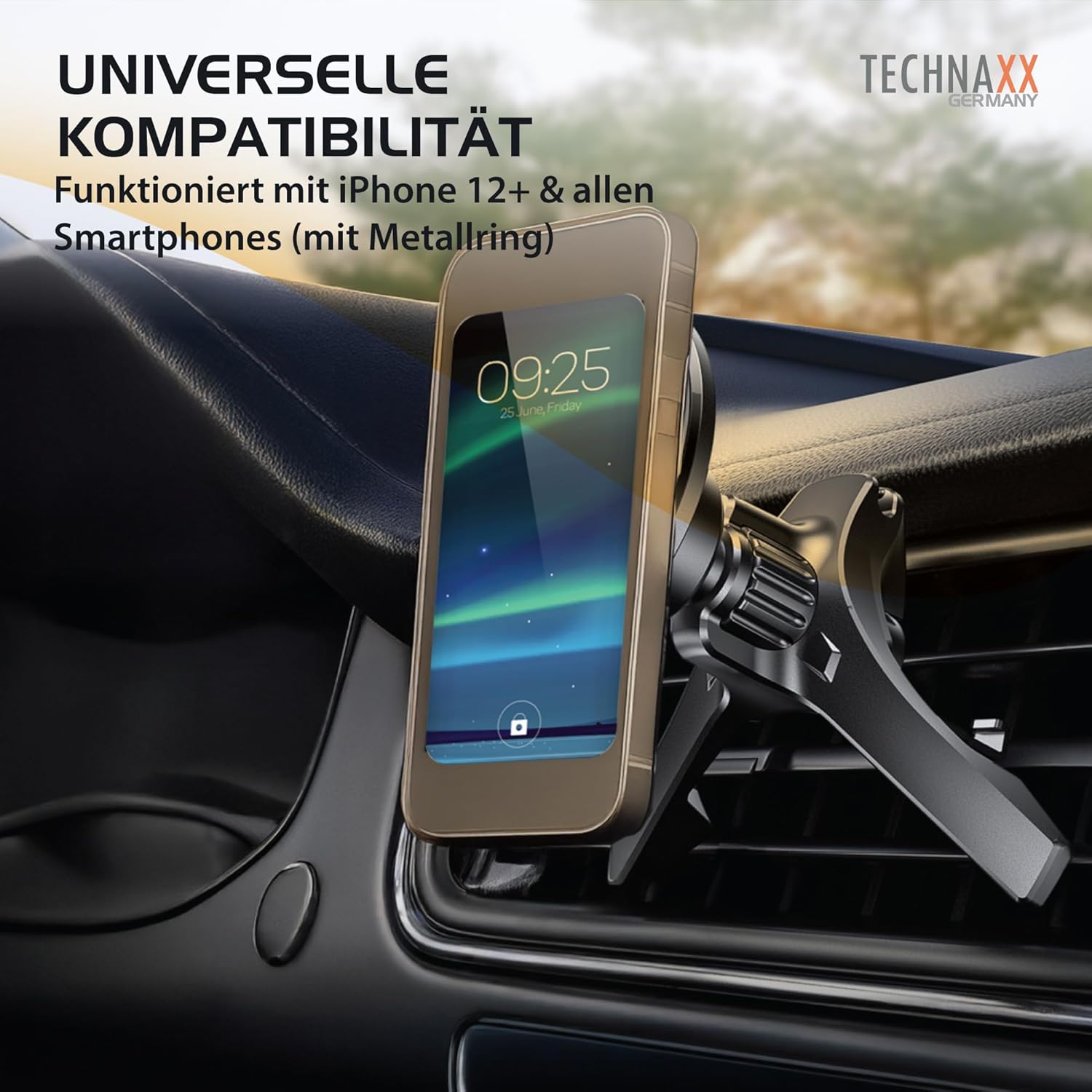 Detalle de Technaxx TX-304 magnetische Autohalterung 360°