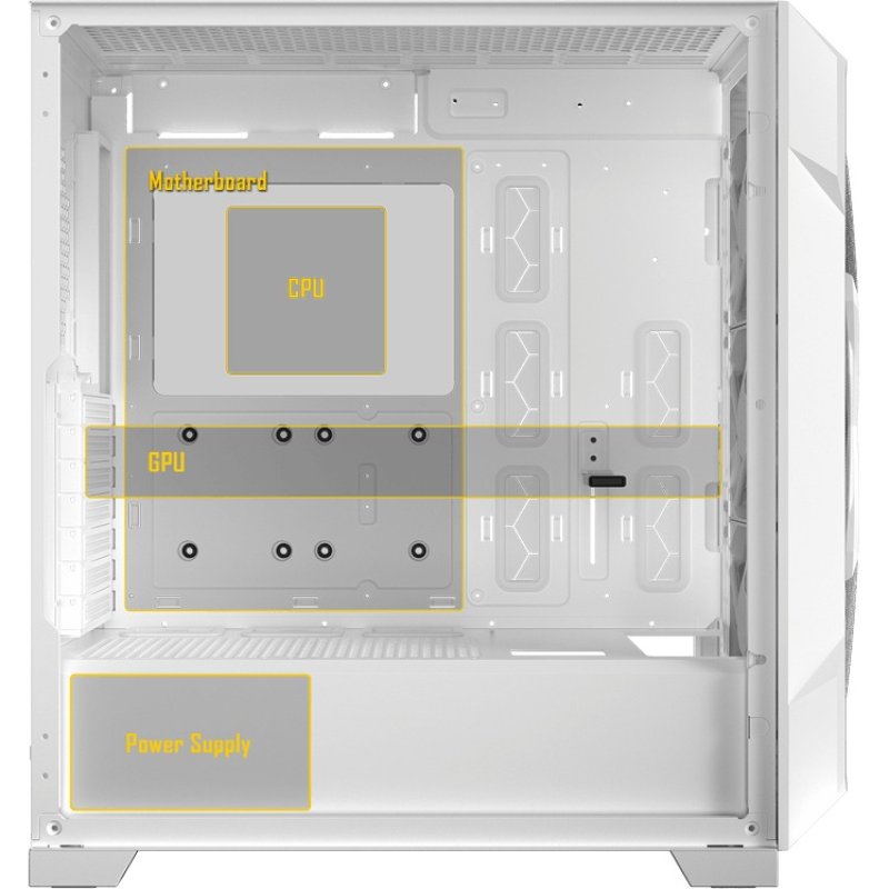 Thumbnail 1 de Antec DP505 RGB caja E-ATX cristal templado blanca