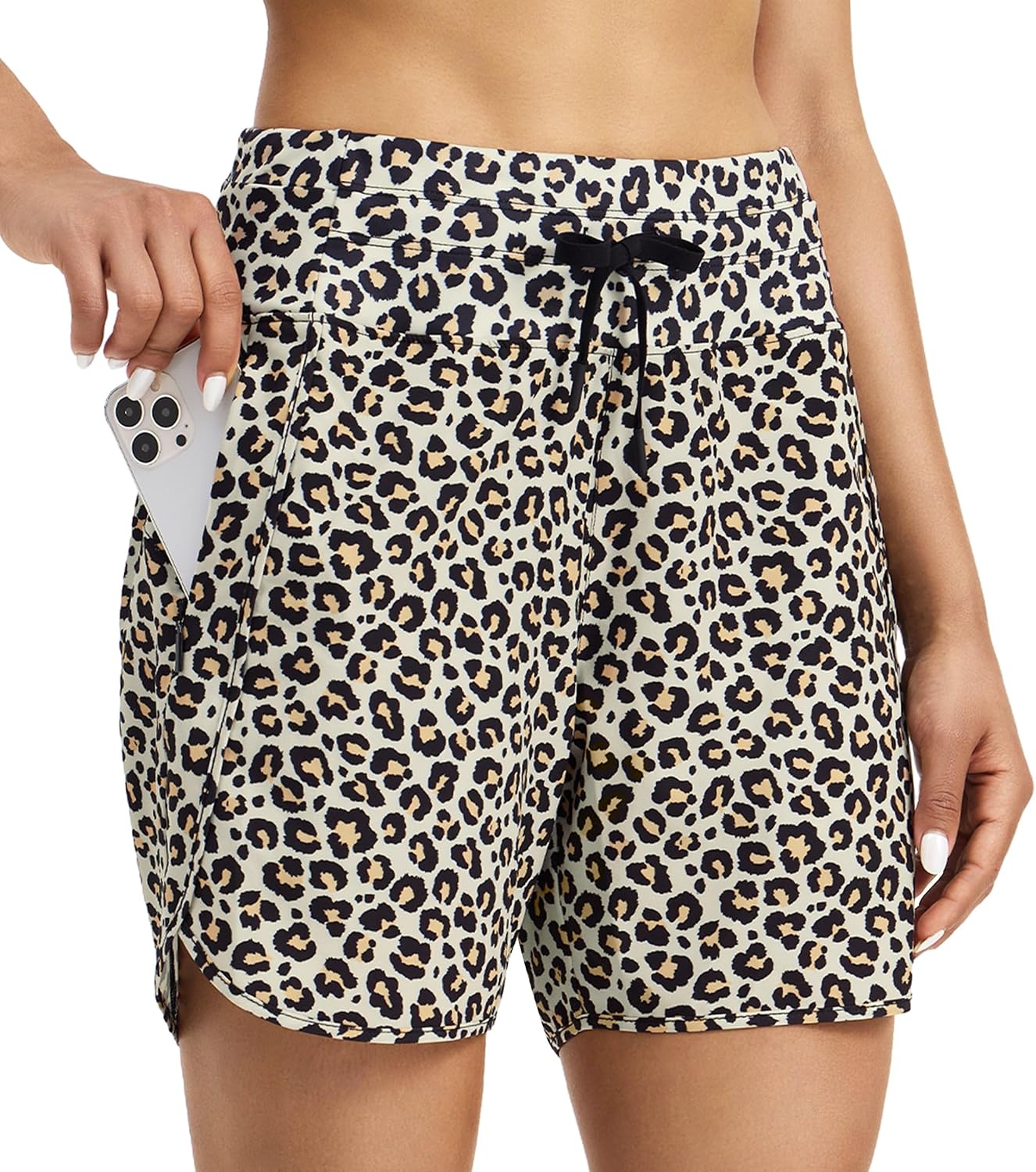 Thumbnail 6 de Willit Women's Athletic Running Shorts 5" with 3-Point Zipper Pockets