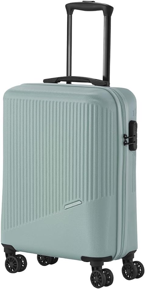 Detalle de Travelite Bali Handgepäck Trolley klein – 55×39×20 cm, 34 L, 2,5 kg, Kratzfeste Hartschale