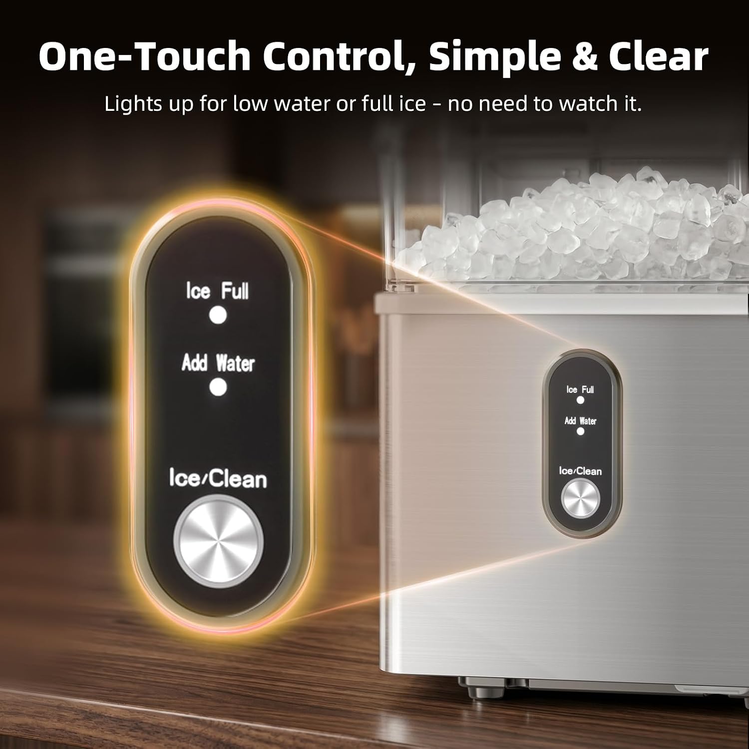 Thumbnail 2 de Antarctic Star HZB-15NH/S Nugget Ice Maker, 35 lb/24 hr, Silver