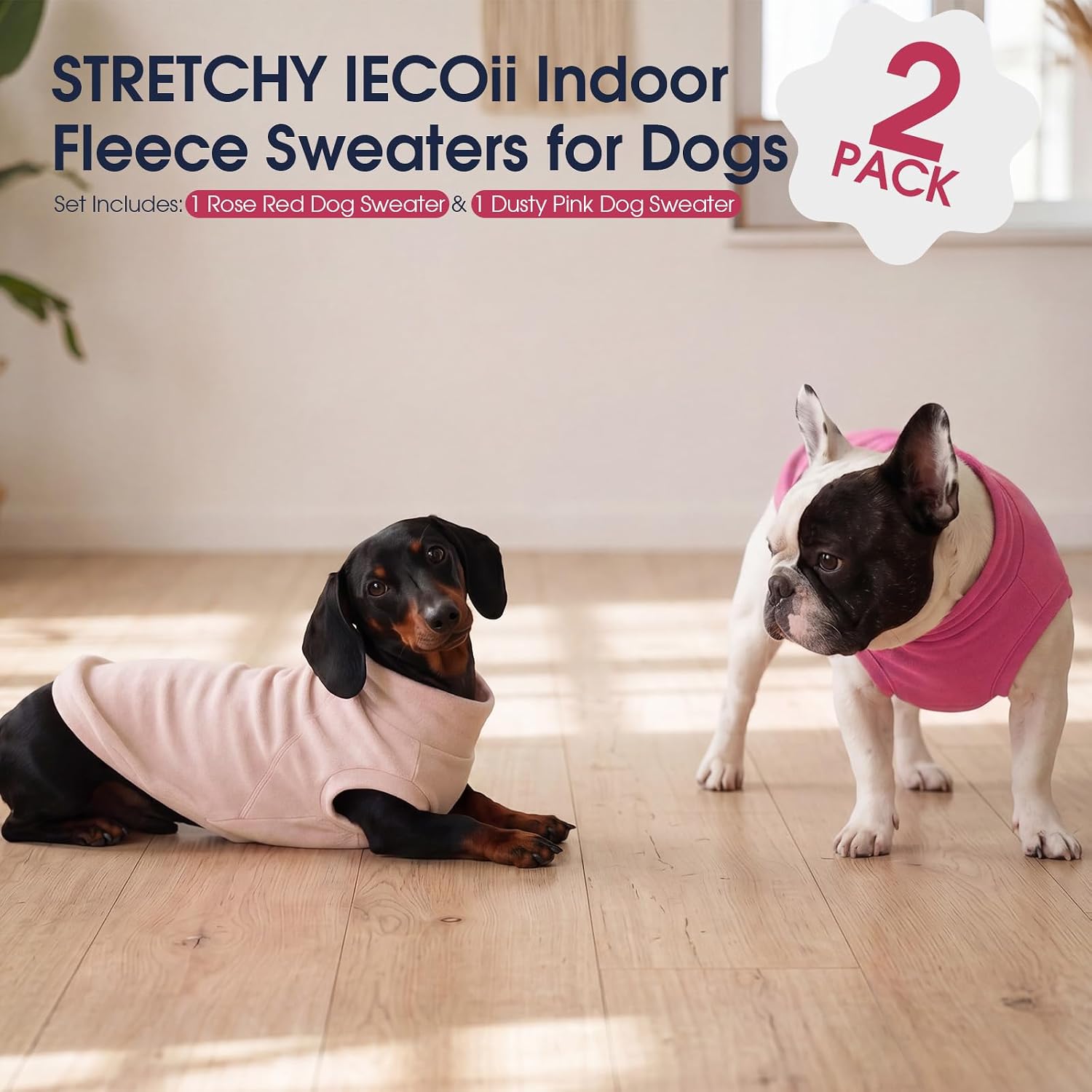 Detalle 2 de IECOii Dog Fleece Sweater 5XL