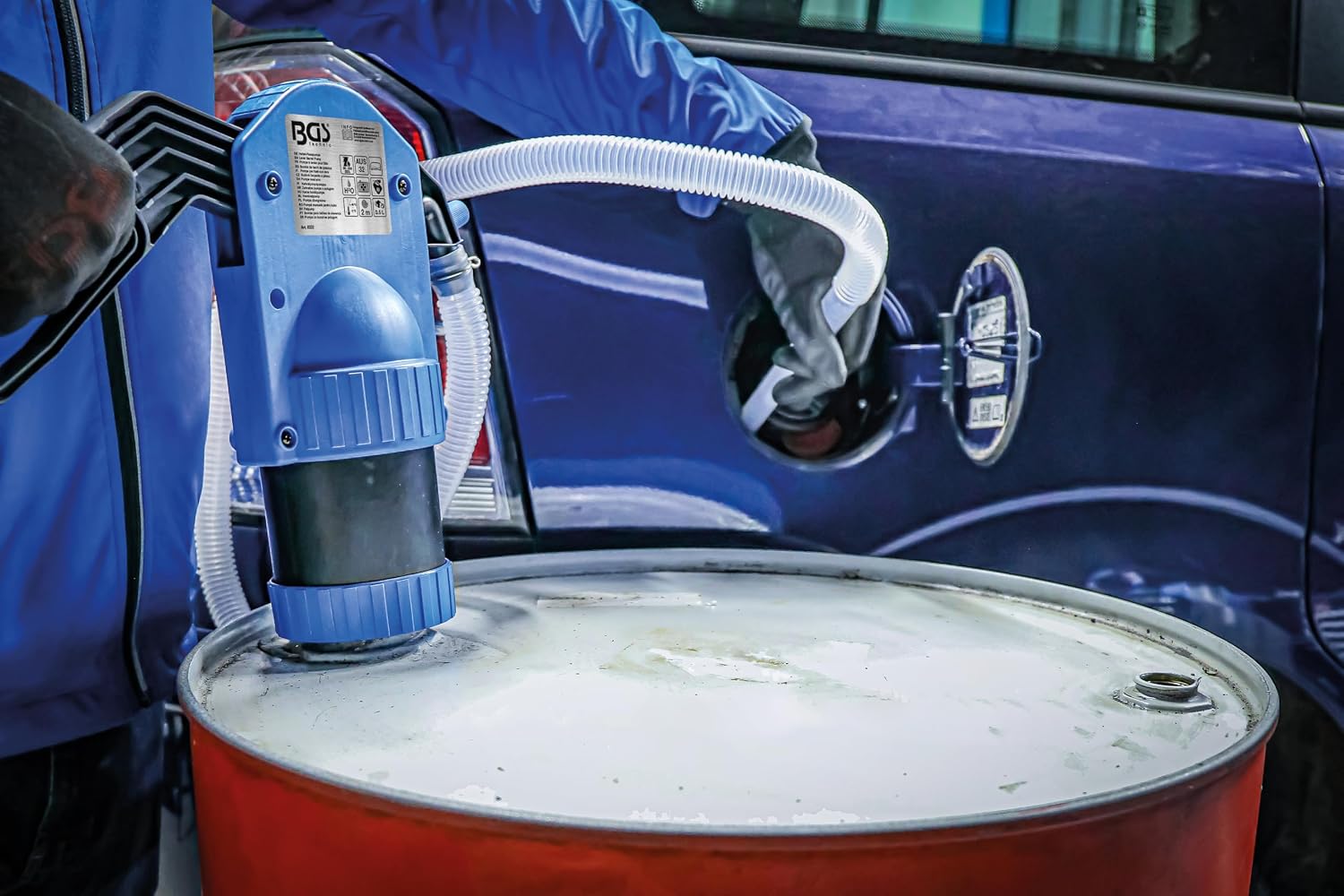 Detalle de BGS 8332 Lever Barrel Pump for Urea (AUS32), Manual, 20 l/min