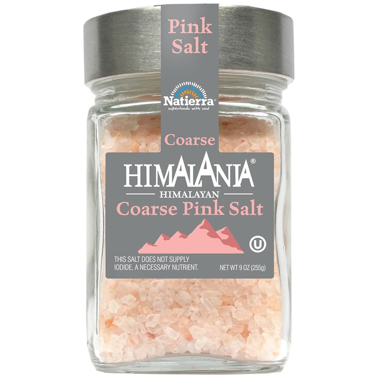 Detalle de Natierra Coarse Pink Salt, 9 Ounce