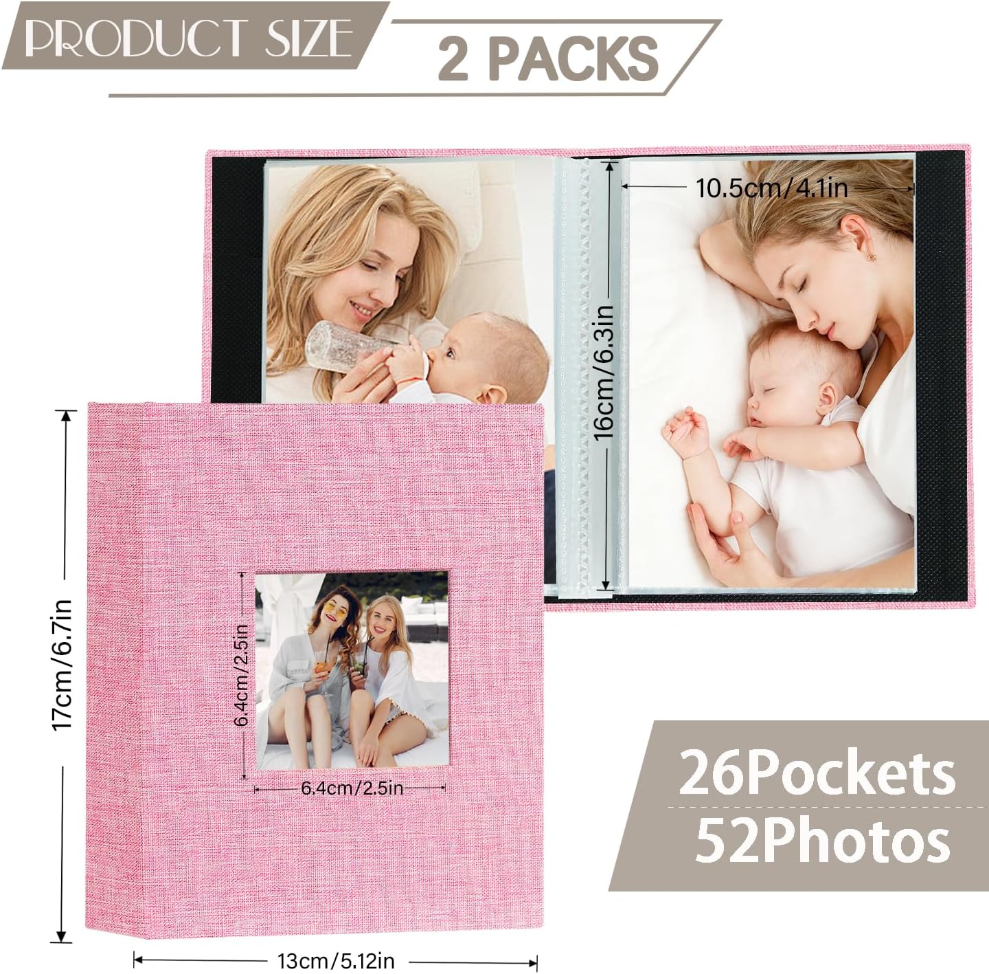 Thumbnail 1 de Small photo album 6x4 50 pockets