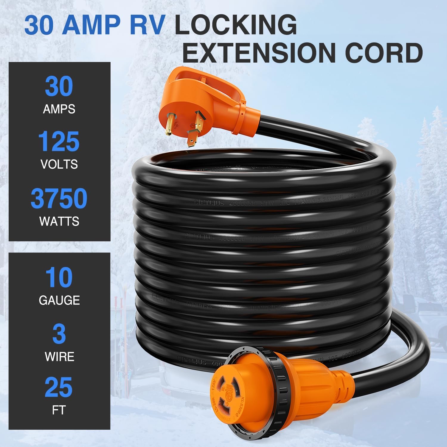 Thumbnail 5 de Nilight 30 Amp 25FT RV Extension Cord 🔌
