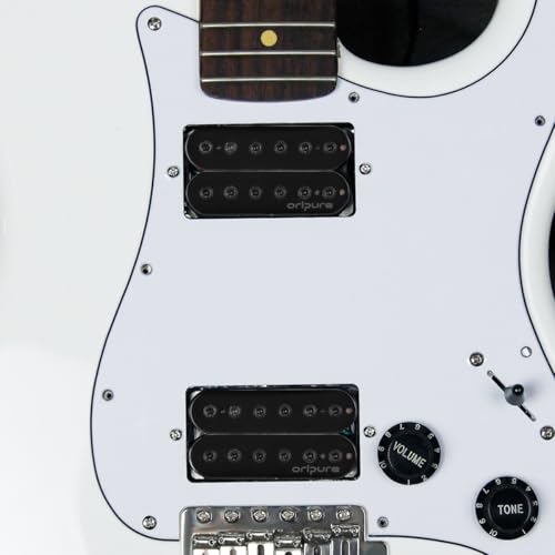 Thumbnail 8 de OriPure Pastillas Alnico 5 Humbucker para guitarra eléctrica (neck 7,9–8k y bridge 8,8k) – negro