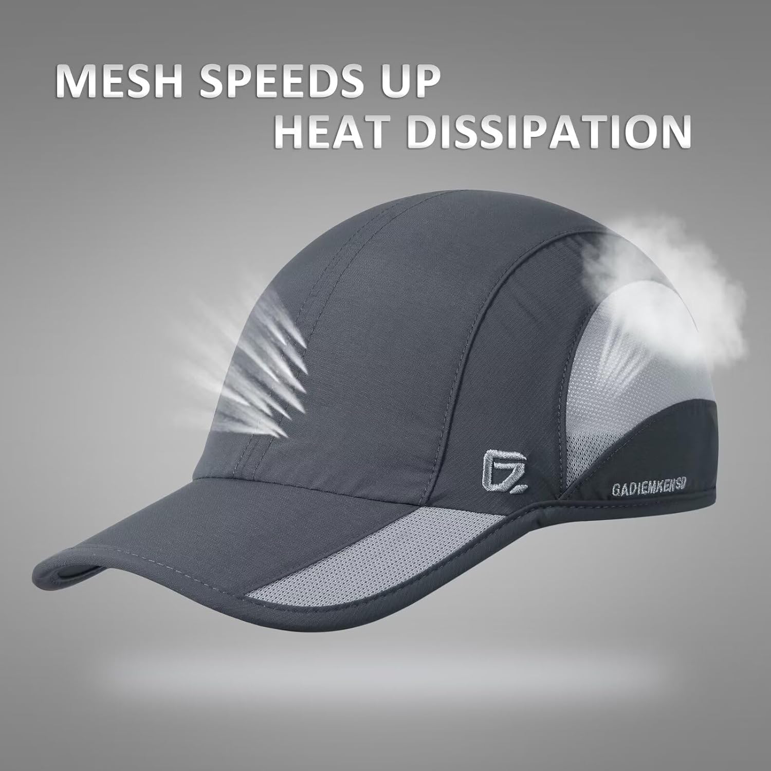 Thumbnail 4 de GADIEMKENSD Quick Dry Sports Hat UPF50+ Soft Outdoor Run Cap (56–60cm)