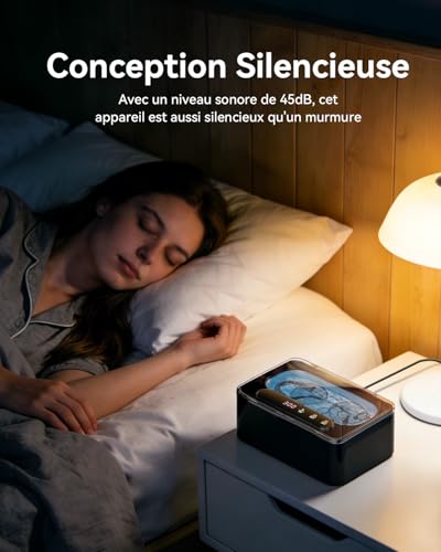 Thumbnail 7 de Phniti Nettoyeur Ultrasons 47kHz 330 ml – Nettoyage en douceur pour prothèses, gouttières et bijoux
