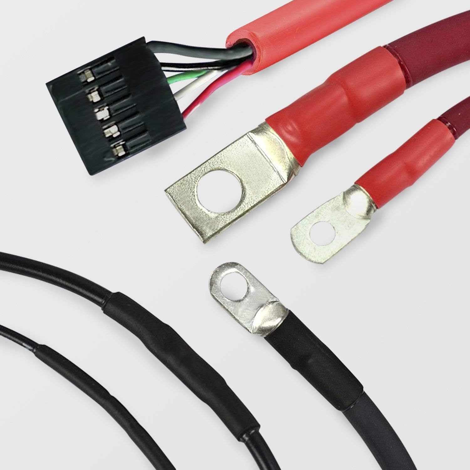 Detalle de Young4us 3/4" Heat Shrink Tubing, 3:1 Adhesive-Lined, Black and Red
