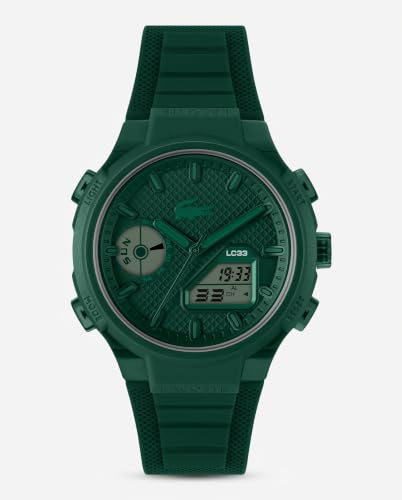 Thumbnail 7 de Lacoste Orologio LC33 Quarzo Multifunzione da Uomo – Cinturino Silicone Verde, 45 mm