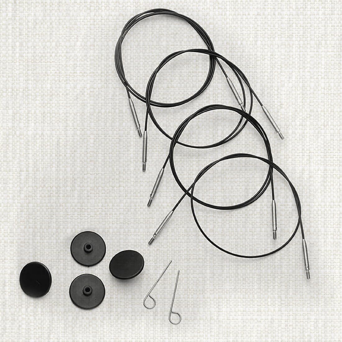 Detalle 1 de KnitPro The Mindful Collection 120cm 360° Swivel Cable with Stainless Steel Core