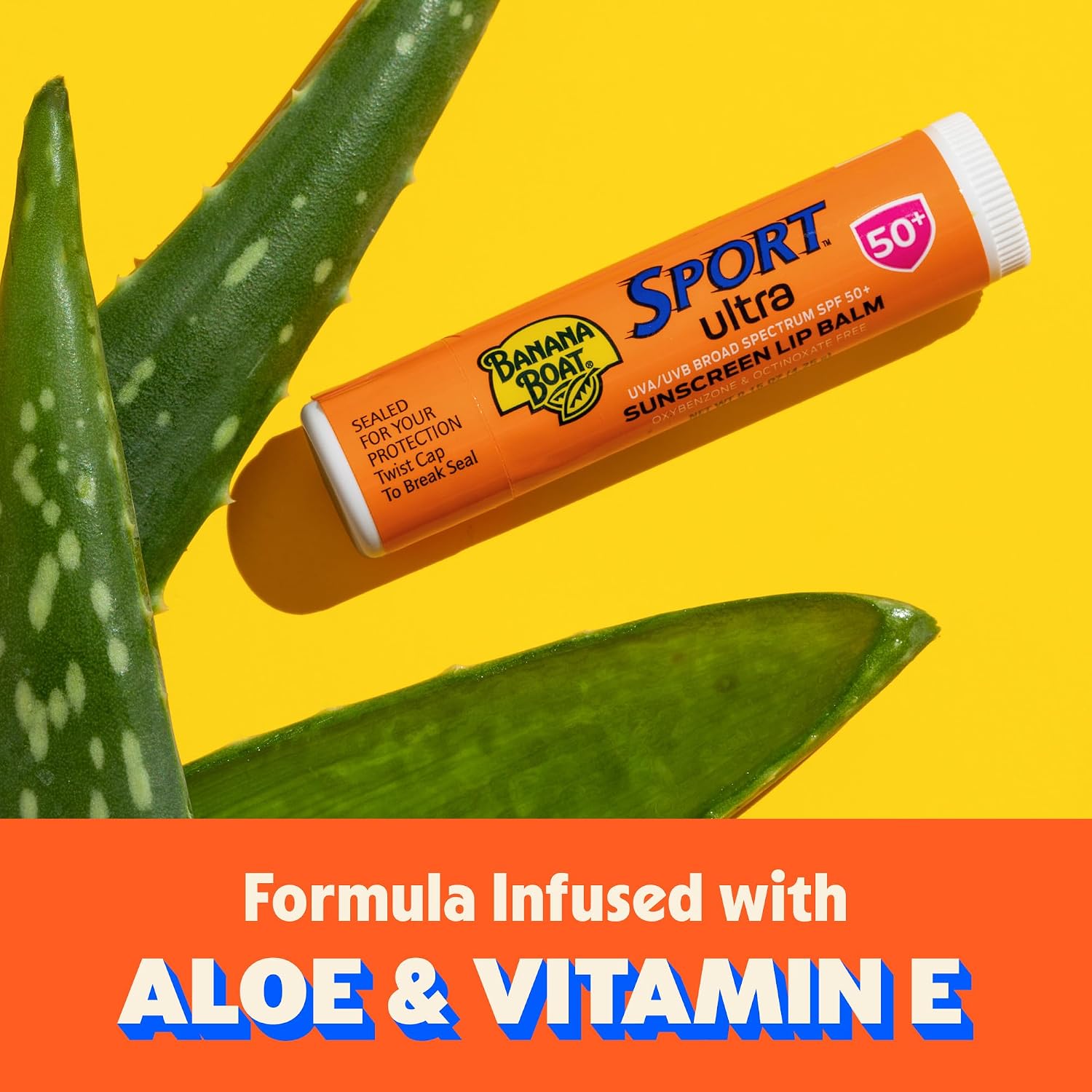Thumbnail 1 de Banana Boat Sport Ultra SPF 50 Lip Sunscreen Twin Pack (SPF 50 Lip Balm, Oxybenzone-Free)