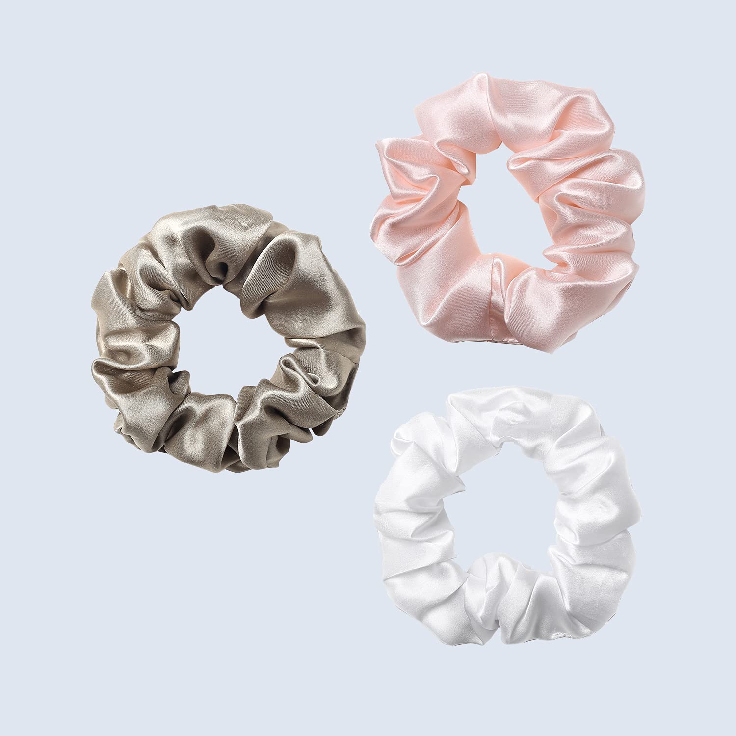 Thumbnail 6 de ZIMASILK Silk Hair Scrunchies, 3-Pack