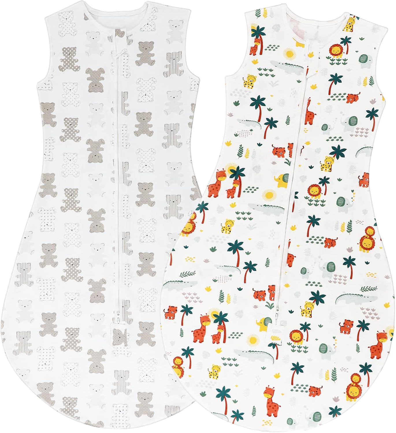 Detalle de TOGOU2S Baby Sleeping Bag 2 Pcs – 0.5 tog, 18-36 Months, 100% Cotton
