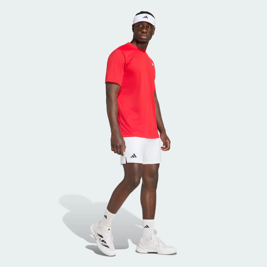 Thumbnail 2 de Adidas Camiseta Club Tennis Climacool roja