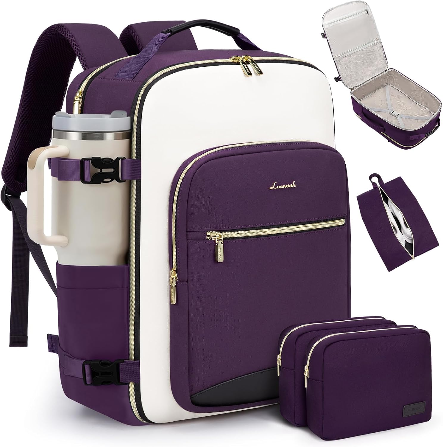 Thumbnail 6 de LOVEVOOK Travel Backpack 40L