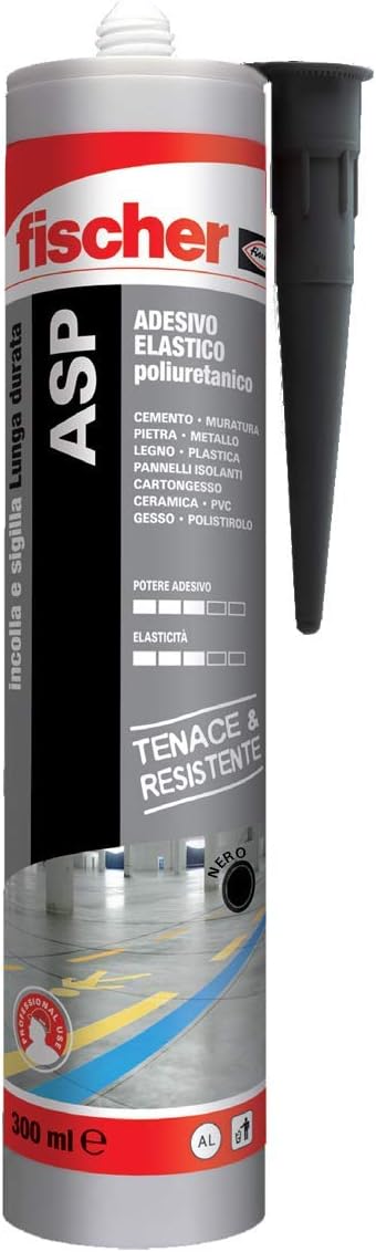 Detalle de Fischer ASP Nero 300 ml sigillante tenace đź›